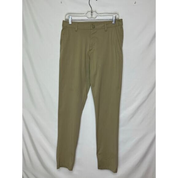 Rhone Men’s 30 Tan Commuter Slim Fit Stretch Chino Pants Business Casual Office - Picture 1 of 8